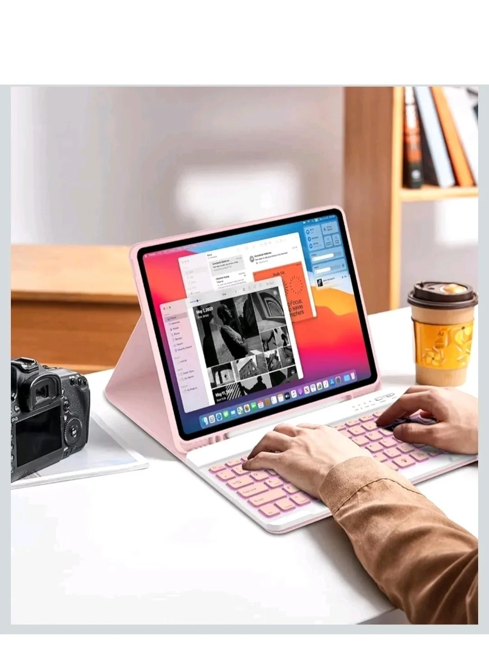 COO for iPad Air 13 Inch Case Keyboard (M4/M3/M2, 2026/2025/2024), Keyboard Case